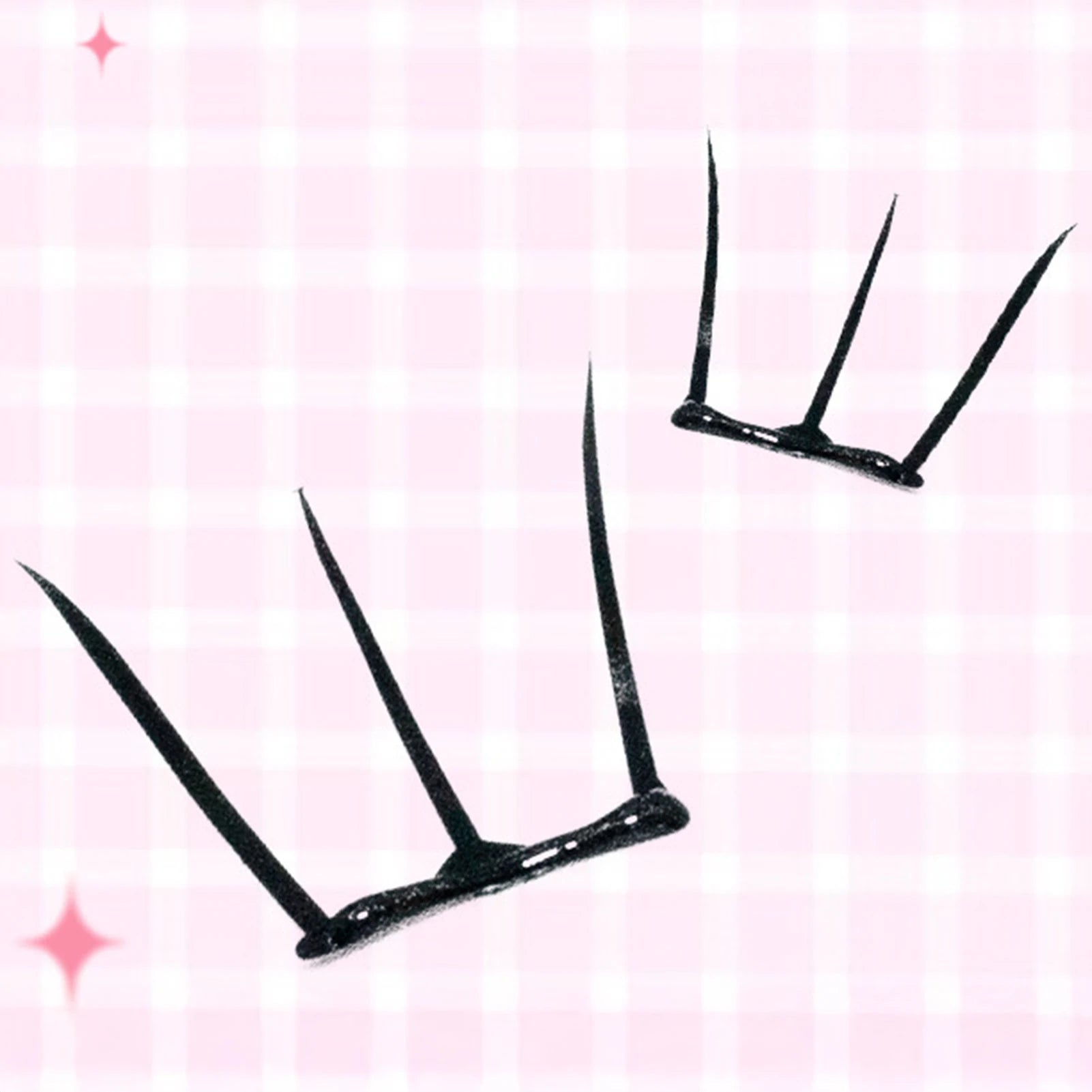 Korean style Lashes Natural soft Thin false Eyelash extenstons W shape Wispy fake Eyelashes For Women daily eyelash Party Makeup