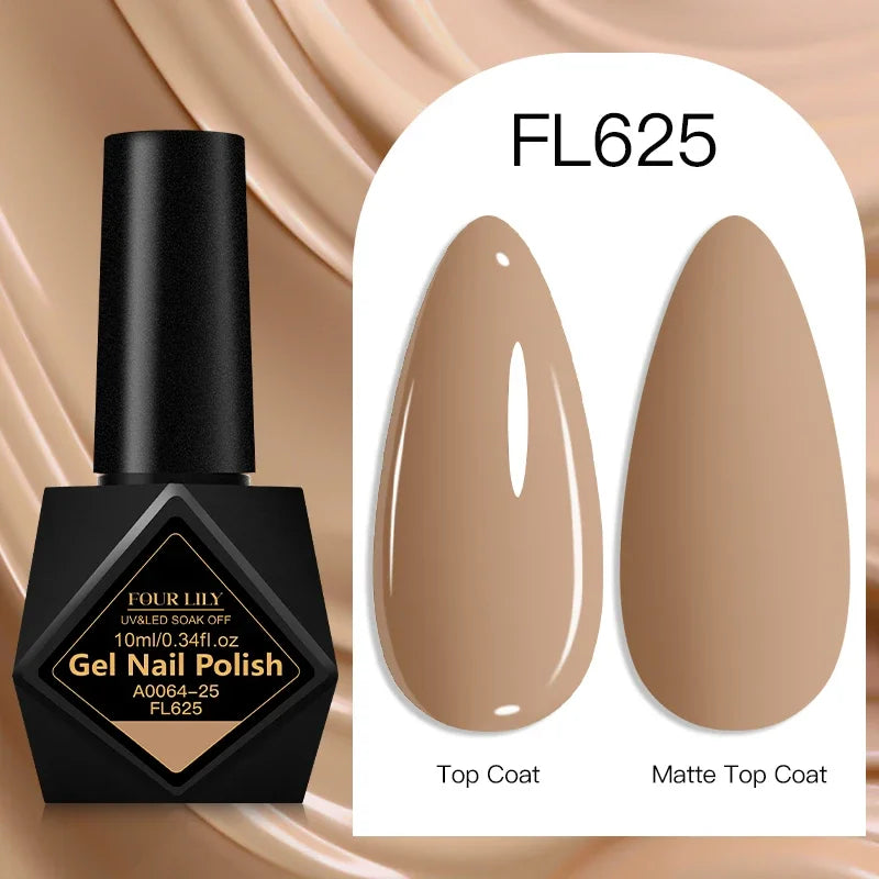 10ml Gel Nail Polish 162 Colors Nail Supplies Vernis Semi Permanent Nail Art Manicure Soak Off LED UV Gel Nail Varnishes Summer