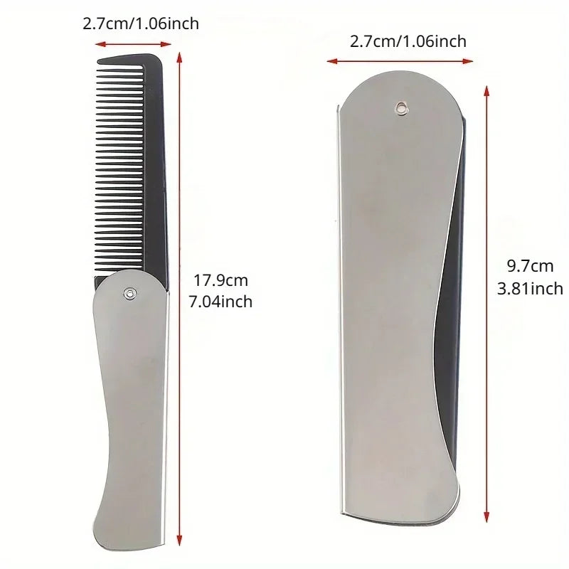 Portable Travel Hair Comb Brush For Men & Women Foldable Massage Hair Comb Folding Hair Combs Hairdressing Tools Combs For Women