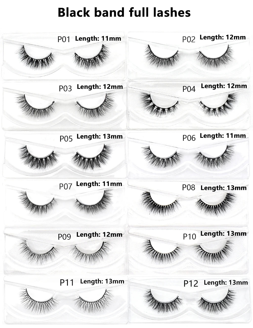 Bulk Items 10/30/60/100 Pairs Mink Half Lashes Natural Long Fluffy Wispy Half False Eyelashes Extension Lightweight Short Lashes