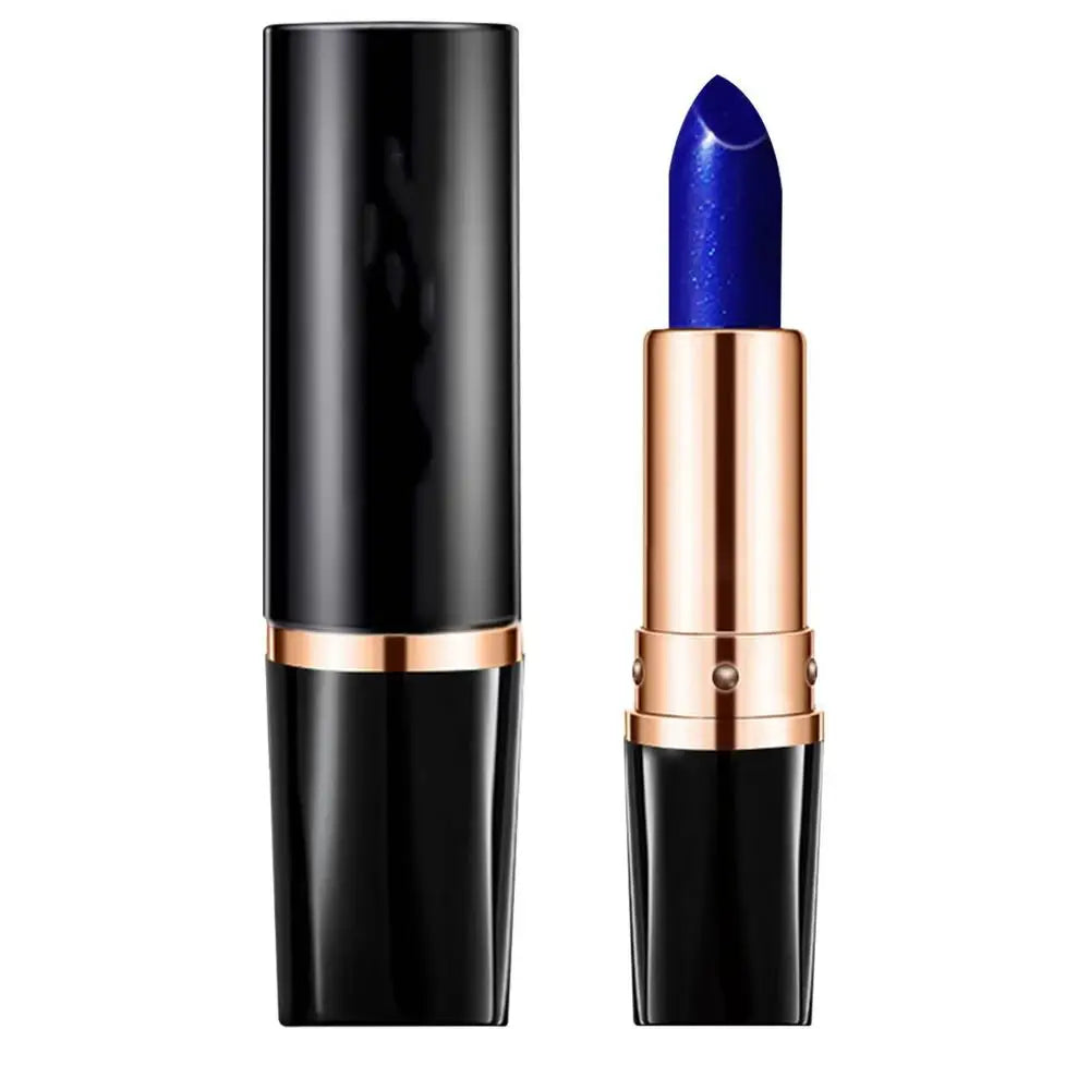Color Changing Lipstick Waterproof Blue Lipstick That Turn PinkWipe Blue Turns To Pink Moisturizing Lipstick Lip Gloss Lips Care