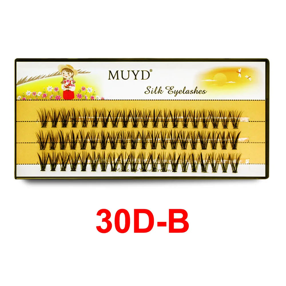Super Bunch 20D/30D/40D/50D 60 Bundles Mink Eyelashes Extension Natural Volume Fake Lashes Individual Cluster Makeup Tools Cilia