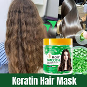 Keratin Hair Care Vitamin Capsule 5-Second Natural Restore Hair Soft Smooth Hair Mask Deep Moisturize Damage Hair Repair Product