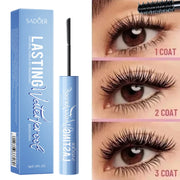 5D Waterproof Mascara Lengthening Eyelashes Women's Make-up Waterproof Mascara Black Silk Fibre Mascara Korean Cosmetics New