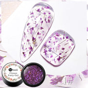 5ml Mtssii Dried Flower Gel Nail Polish Natural Flower Fairy Series Semi Permanent Soak Off UV Nail Art Varnish Manicure Design