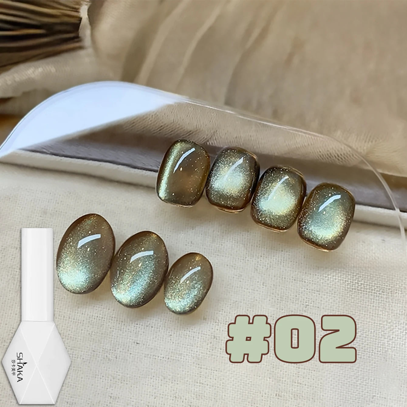 WS 10ML Sunlight Cat Eye Gel Nail Polish Autumn Winter Whitening Wine Red Color Light Sunset Glow Cat Eye Glass Beads Nail Atr