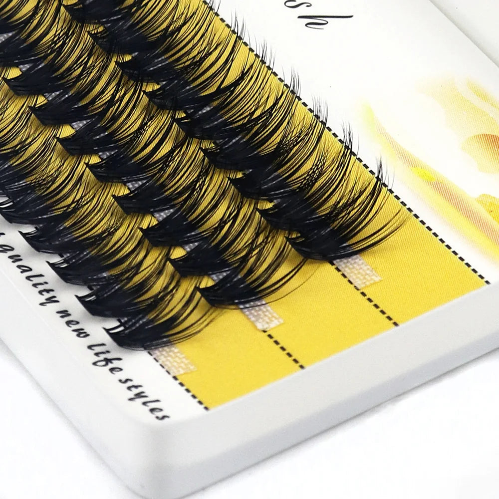 60 Bundles/Box 20/30/40D Individual Cluster Eyelash Extension Natural Mink Eyelashes Professional Makeup Tools Lashes Wholesale