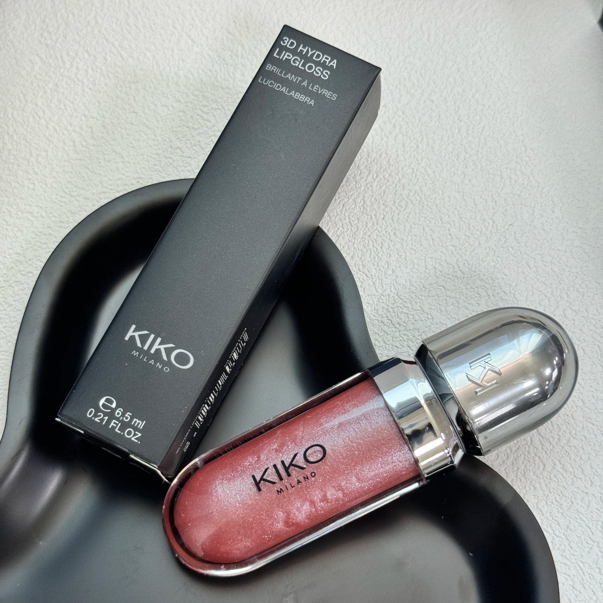 Kiko Double Headed Lipstick Transparent Mirror Non Fading Non Stick Cup Lip Gloss Milk Tea Bean Paste Naked Nature Lip Makeup