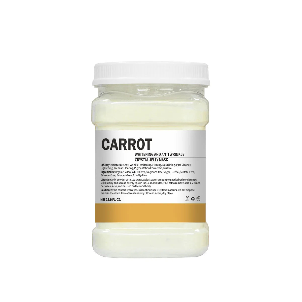 650g Enzyme Crystal Facial Mask Powder Carrot Soft Mask Powder Moisturizing Rose Petal Jelly Mask Mud Face Care Dropshipping
