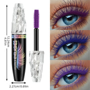 5D Mascara with Big Eyes Waterproof Thickening Lengthening Curling Liquid Fiber Mascara Eyelash Extension Makeup Gifts for Women