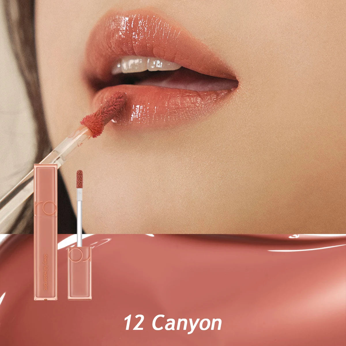rom&nd DEWYFUL WATER TINT,Lightweight Hydrating,Sheer Glossy,Lip Gloss,Luxury Makeup,Korean Cosmetic,K-Beauty,Korean Makeup