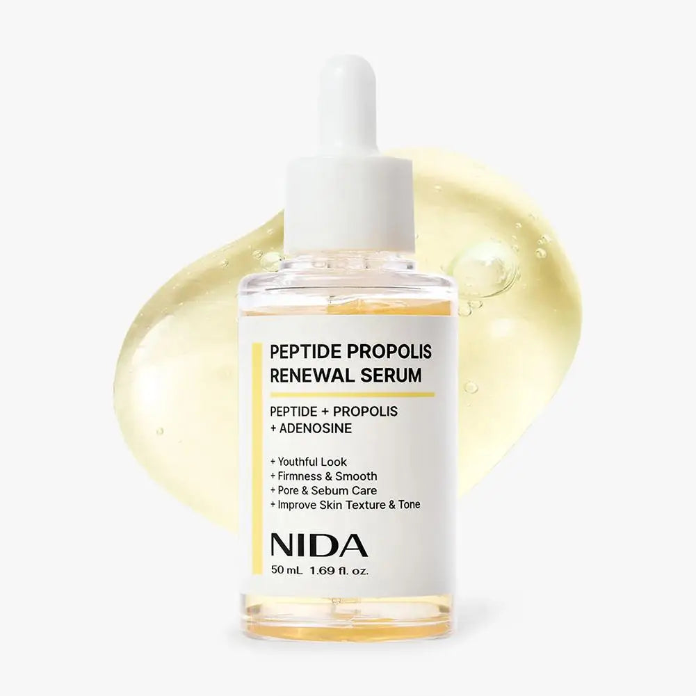 Peptide Propolis Skin Renewal Essence Eye Cream Set - Facial Hydrating Serum Anti Wrinkle Eye Treatment Gentle Moisturizing Skin