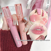 ✰✪1pc Mirror Water Gloss Lip Gloss Long Lasting Waterproof Moisturizing Jelly Lip Glaze Non-Sticky Lightweight High Pigment