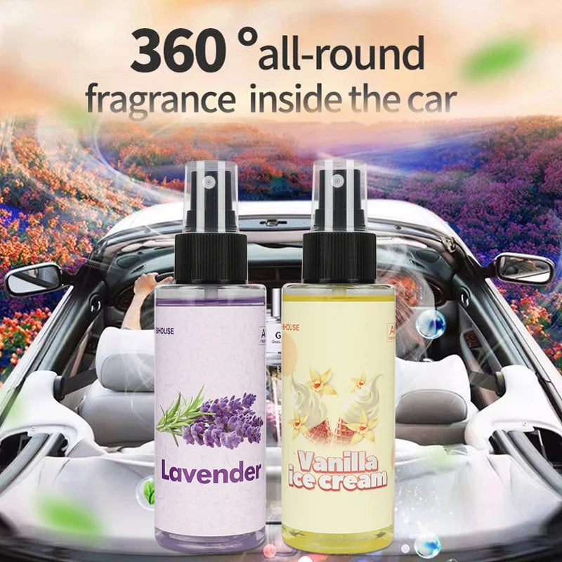 Car Fresheners lavender Flavor Long Lasting 100ml Strong Air Freshener deodorize home For Car spray perfume