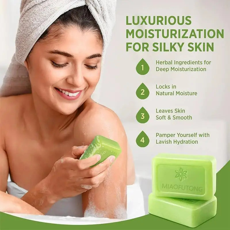 Tea Tree Oil Soap Bar for Men Women Natural Plant Extract Handmade Soap Deep Cleansing Soothing for Dry Skin Exfoliate Skin Care