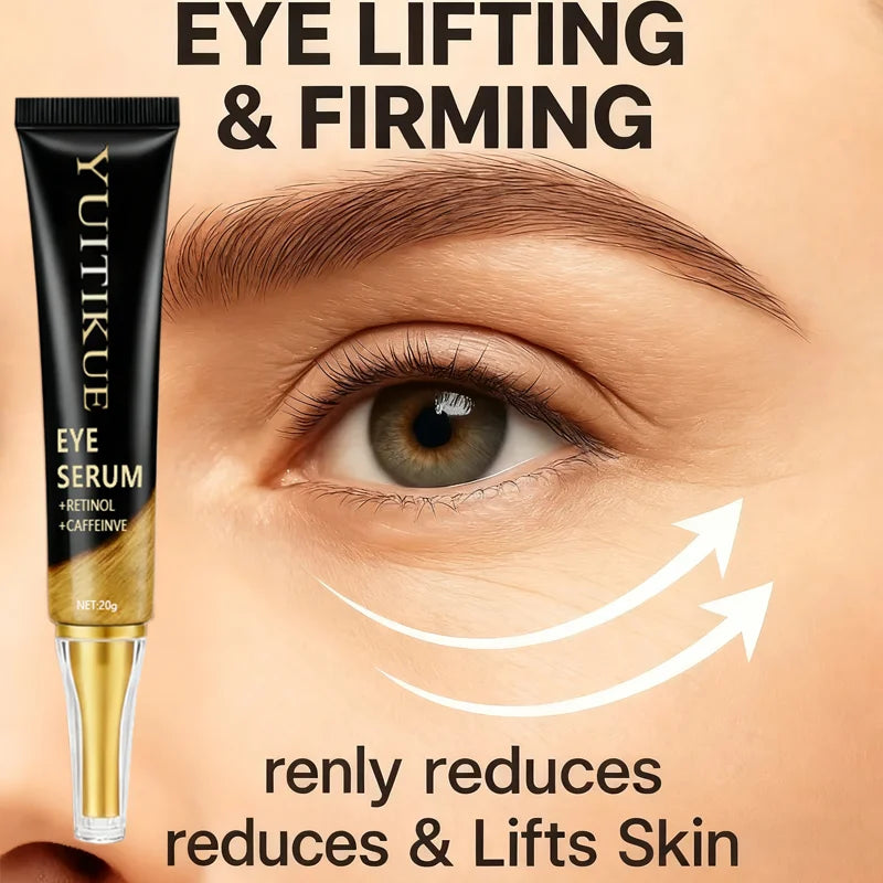 YUITIKUE Eye SerumContains retinol and caffeine, deeply moisturizing, firming, suitable for all skin types