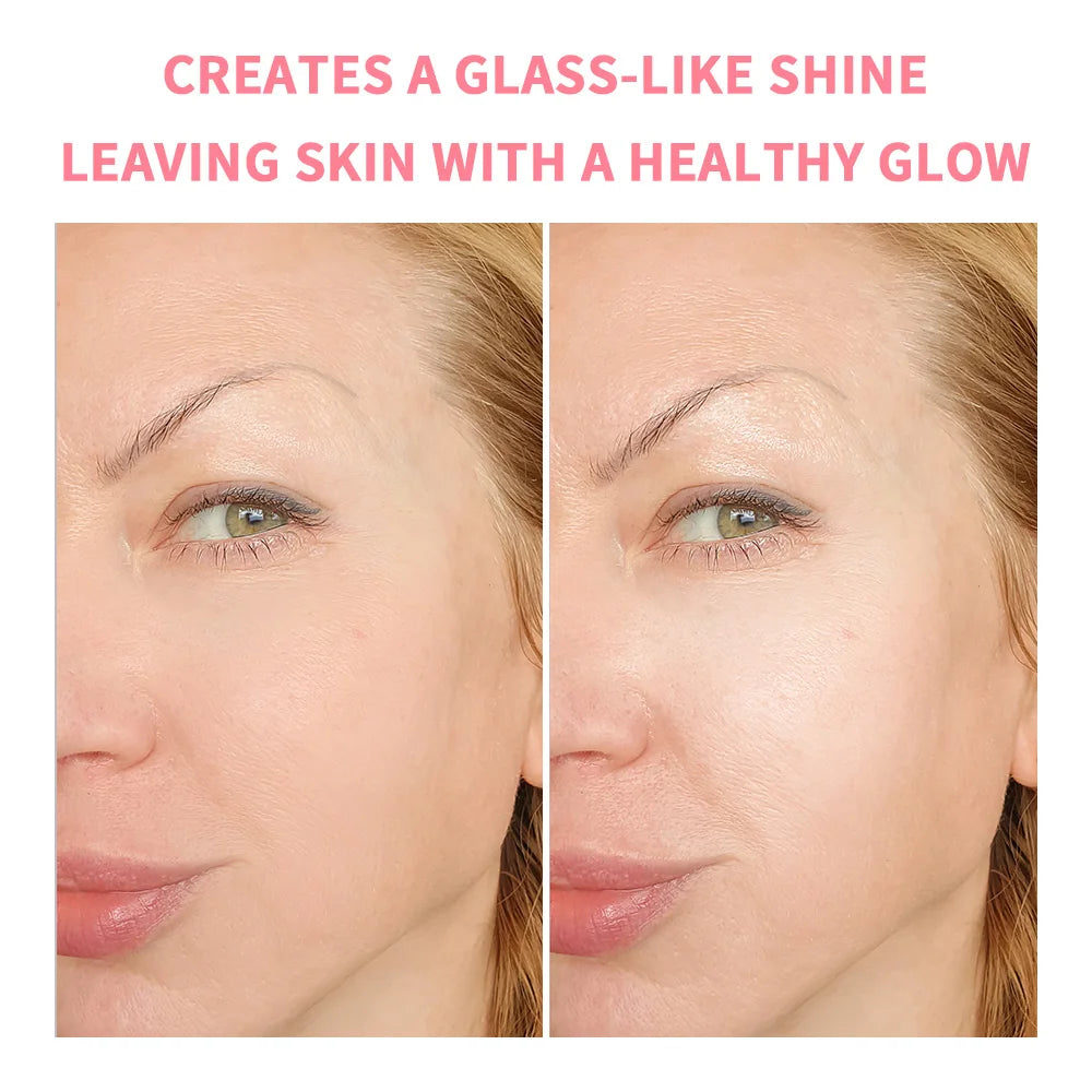 2Pcs Korean Glass Glow Skin Set, Salmon DNA PDRN Pink Peptide Serum With Niacinamide Milky Toner, Hydrating Soothing Firming Kit