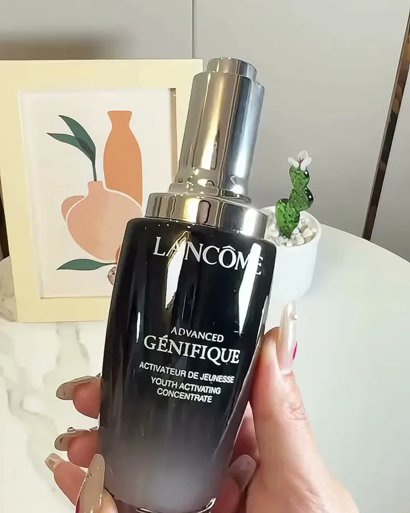 Lancome Advanced Genifique Face Serum Skin Barrier Repair Hydrating Radiance Boosting Soothing Smooth Pores Fine Lines Deep