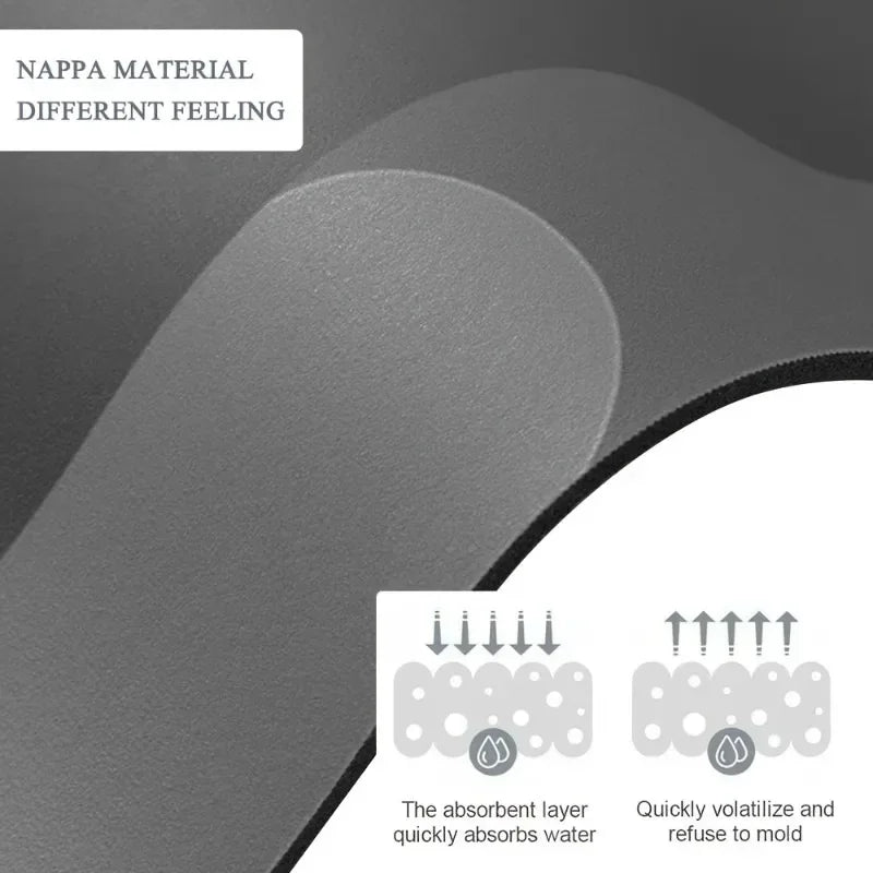 Diatomaceous Earth Bath Mat Super Absorbent Non Slip Fast Drying Soft Floor Mat for Shower Laundry Bedroom Kitchen RV Bathroom