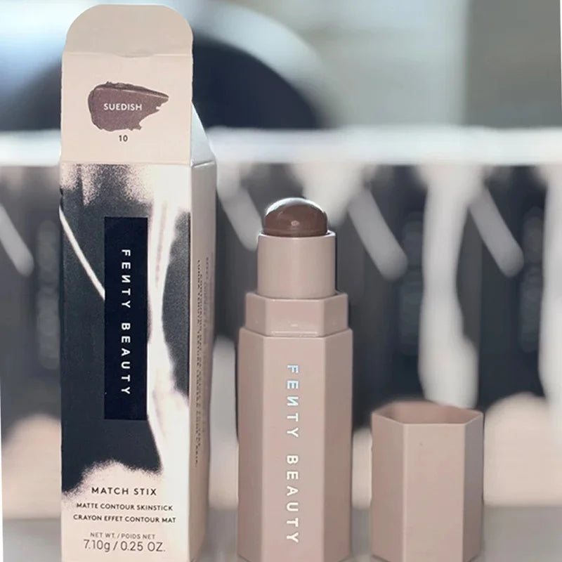 Fenty Beauty Powder Highlighter Contour Palette Long-lasting Shimmer Easy to Blend for All Skin Tones Natural Face Cosmetics