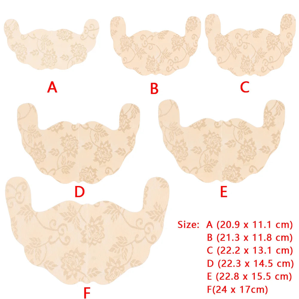 1Pair U Shape Self Adhesive Nipple Cover Pads Invisible Breast Push Up Bra Top Tape Disposable Paste Chest Paste Sticker Wedding