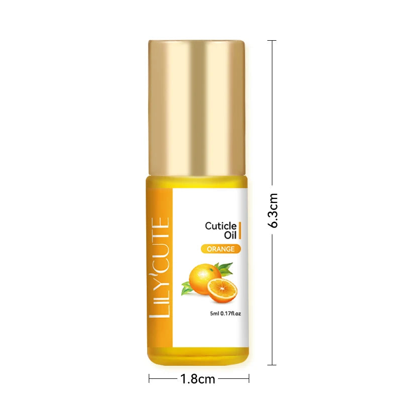 LILYCUTE 5ml Nail Cuticle Nutrient Oil Restore Damaged Nails Softener Nourishing Treatment Skin Revitalizer Remedy Manicure