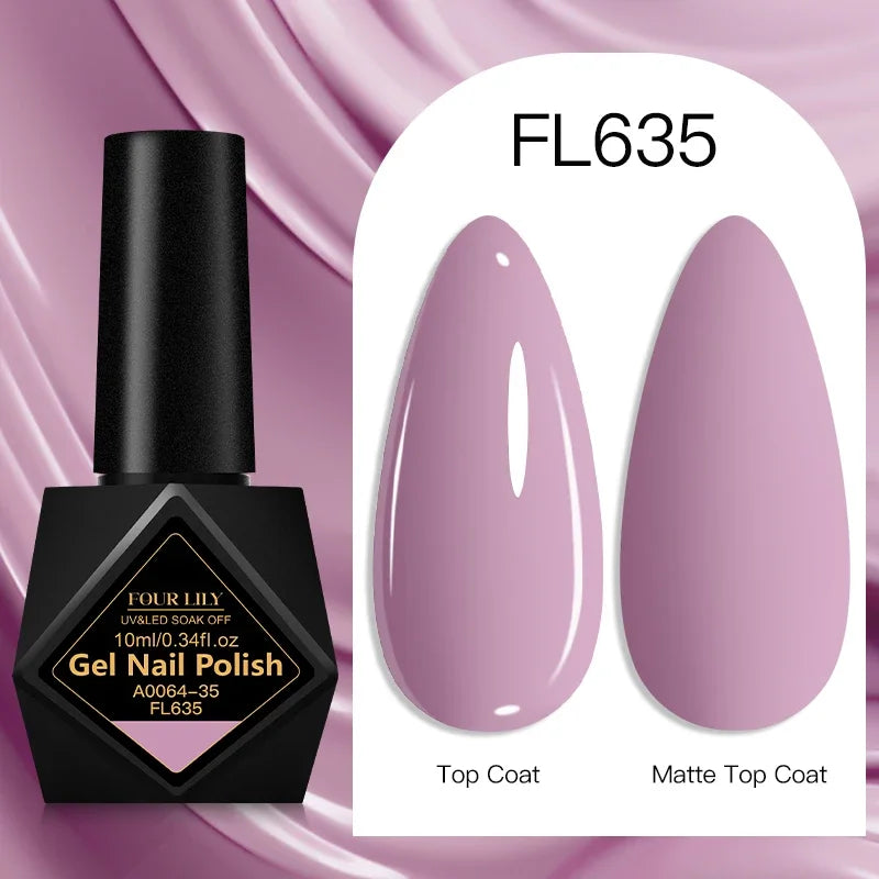 10ml Gel Nail Polish 162 Colors Nail Supplies Vernis Semi Permanent Nail Art Manicure Soak Off LED UV Gel Nail Varnishes Summer