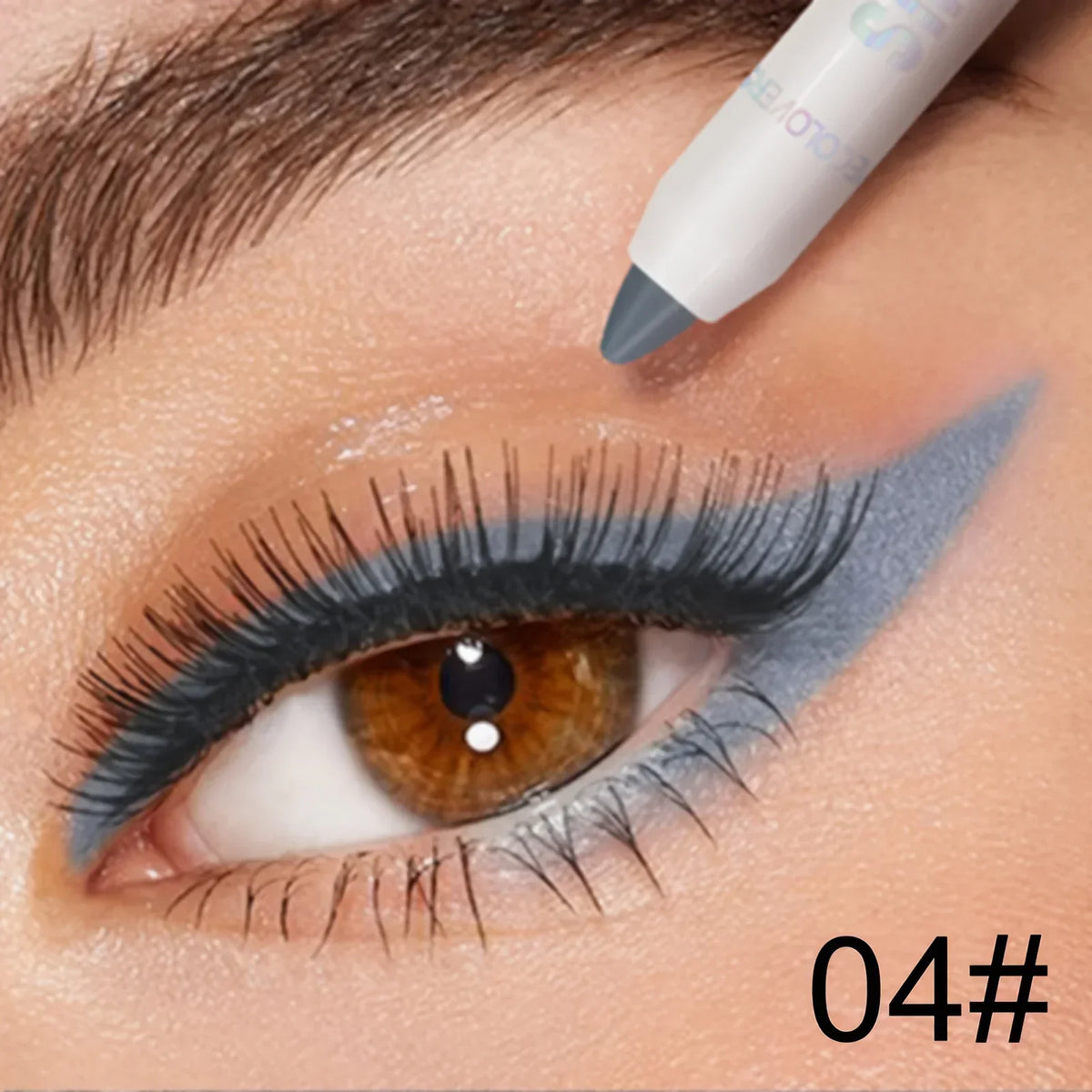 1PC Waterproof Glitter Eyeshadow Helight Pen, Natural Look, Long Lasting Eyeshadow Pencil Highlighter Stick Eyes Makeup Tools