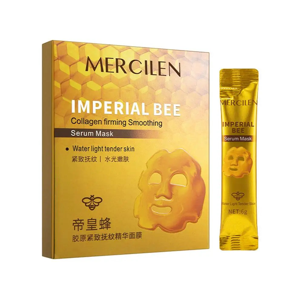 10pcs/Box Bee Peeling Facial Masks Deep Moisturizing Hydrating Peel-Off Face Mask Tearing Masks