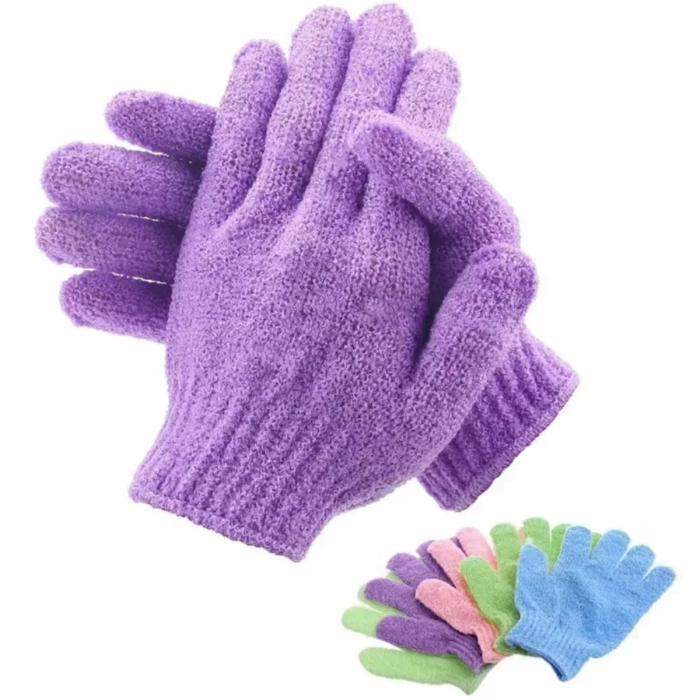 1pc Bath Glove Shower Body Deep Cleaning Peeling Exfoliating Bast Wisp Massage Moisturizing Sponge Skin Washcloth Bath Body Wash