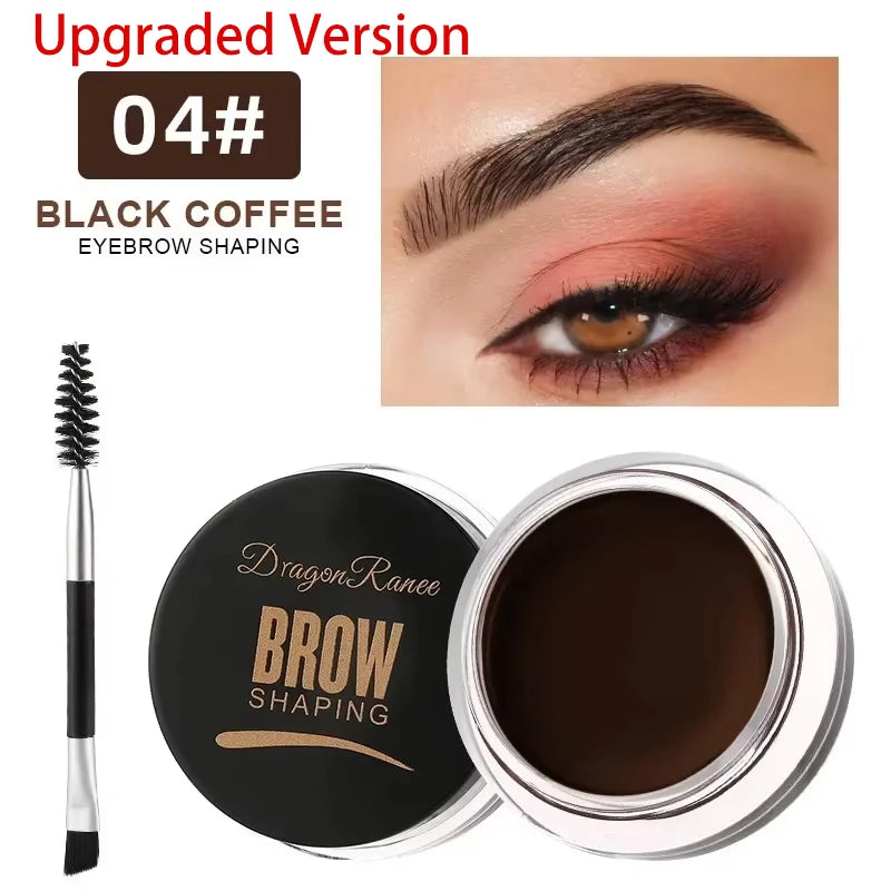 Matte Eyeliner Eyebrow Cream Gel Waterproof Long Lasting Contouring Brown Black Brow Cream Wild Eyebrows Cream Concealer