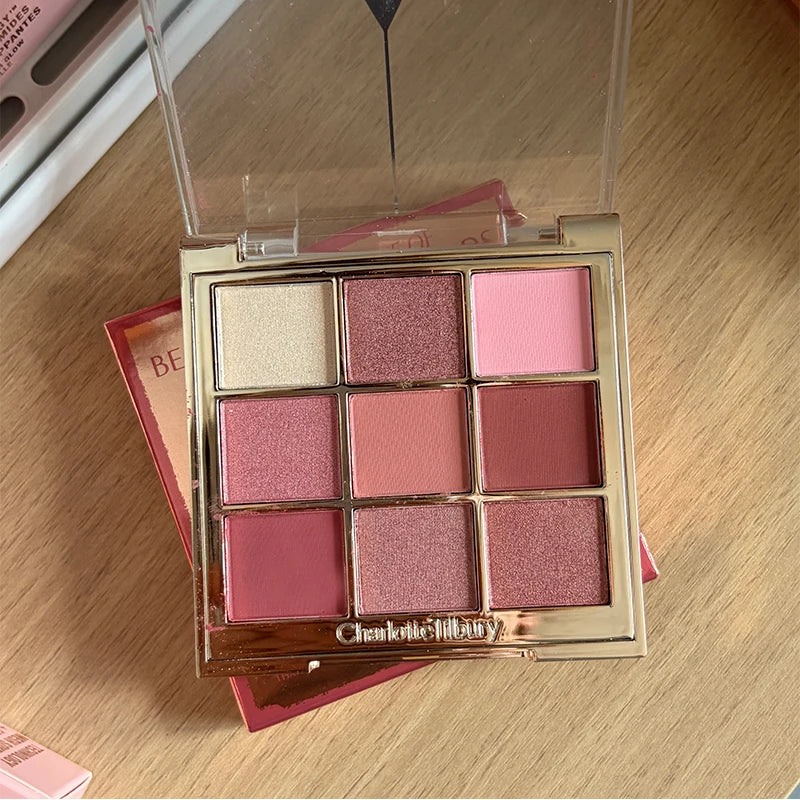 2026 CT Lip Gloss Collagen Lipstick Hydrating Soft Fluffy Head Blush Highlighter Concealer Eyeshadow Palette Fine Powder Texture