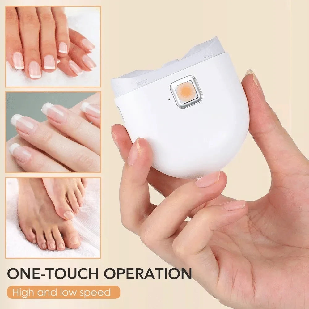 1 PC Electric Automatic Nail Clipper Portable Nail Trimmer For Adult Finger Toe Thick Nails Manicure Pedicure Care Tool
