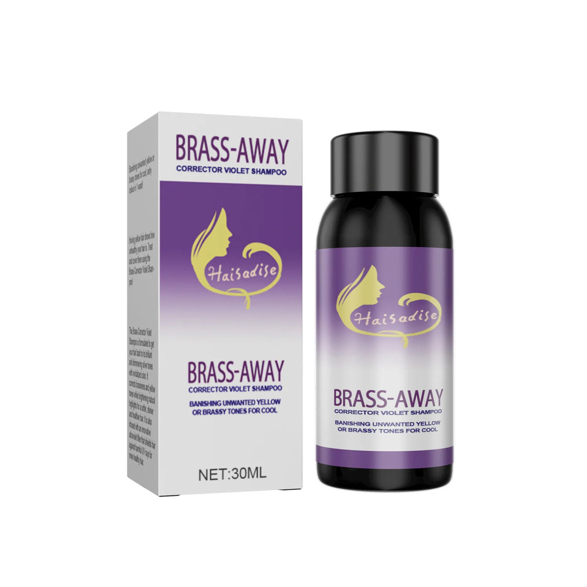 Color Fixing Hair Dye Shampoo to Cover Gray Hair Fade Yellow After Bleach Hair Shampoo Non-irritating Purple Shampoo for Blonde