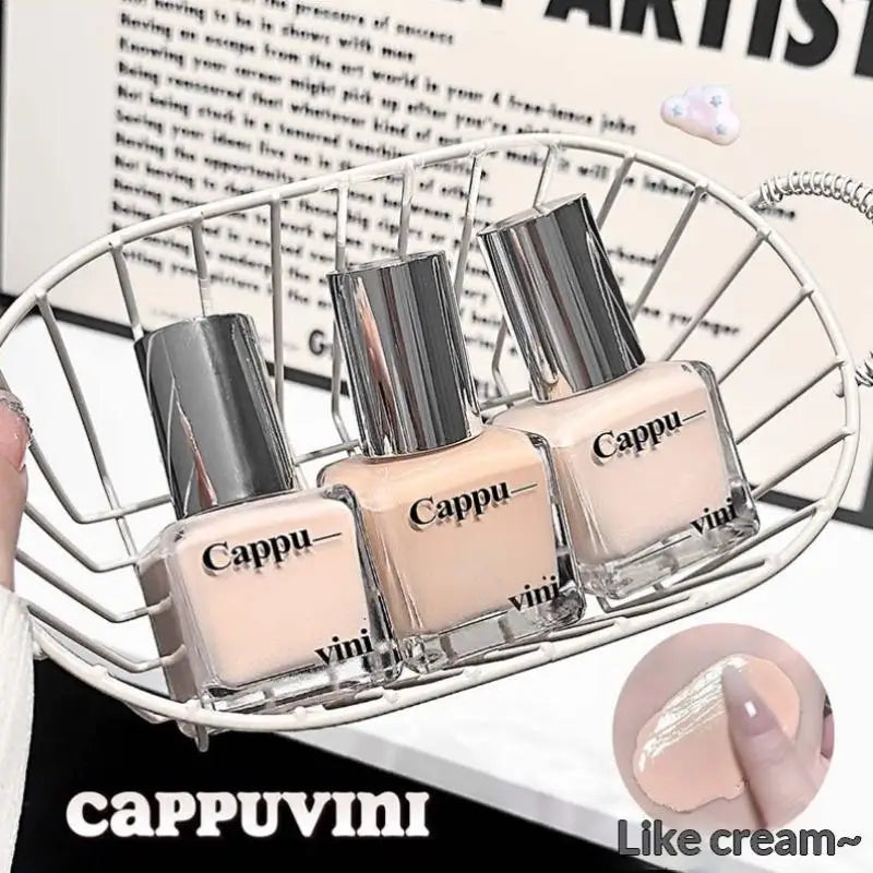 【AD】Cappuvini Liquid Foundation Concealer Cream Oil Control Long Lasting Moisturizing Brighten Full Coverage Black Eyes Makeup