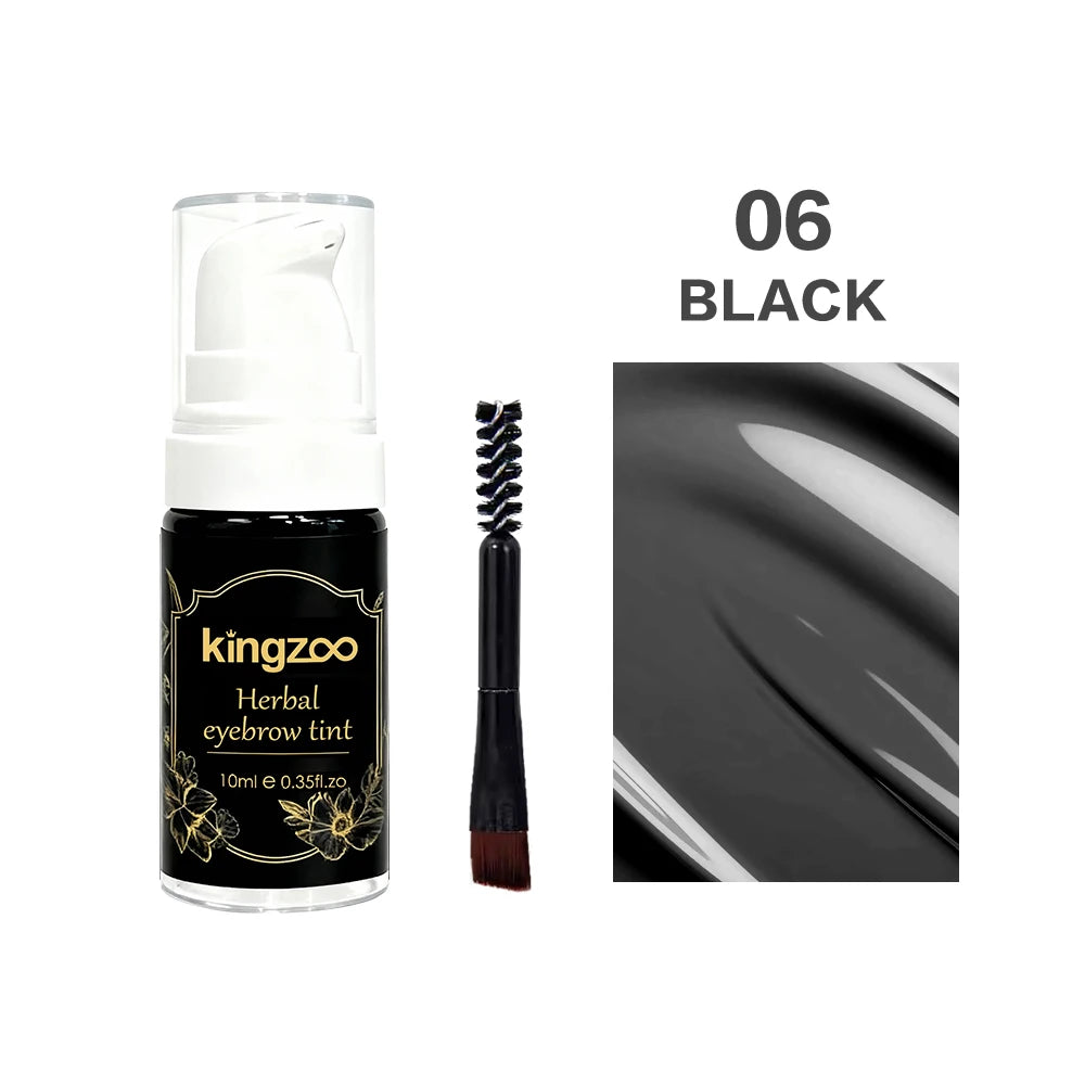 Waterproof Henna Brow Tint Set Long Lasting Smudge Proof Eyebrow Dye DIY Home Use Brow Enhancing & Lamination Kit