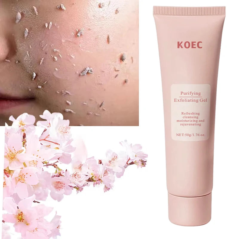 Revitalize Skin Fruit Acid Peeling Gel Facial Cleansing Exfoliating Peeling Scrub Deep Clean Acne Blackhead Remove Face Cleanser