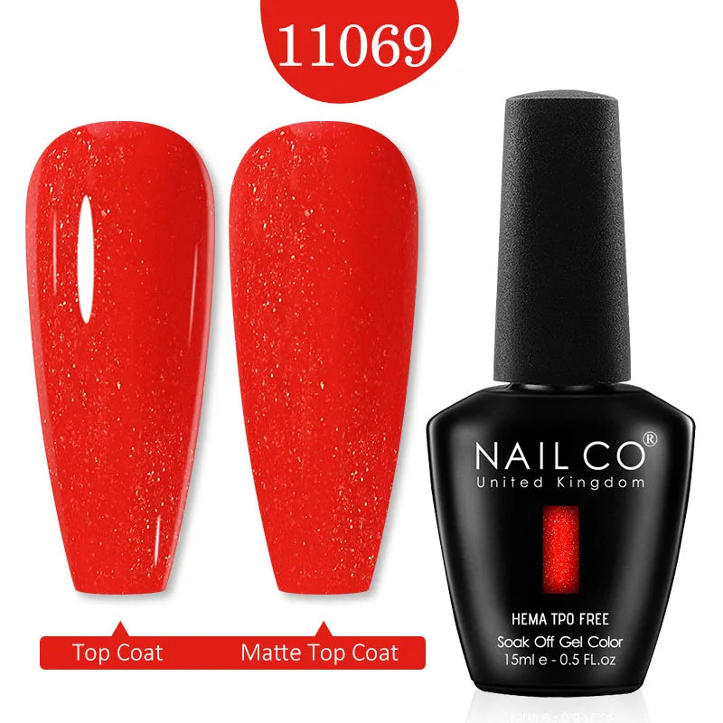 NailCO Pink Colors HEMA FREE Gel Nail Polish Nail Art Vernis Semi Permanent UV Lamp Gel Manicure for Nails Supplies Gel Polish