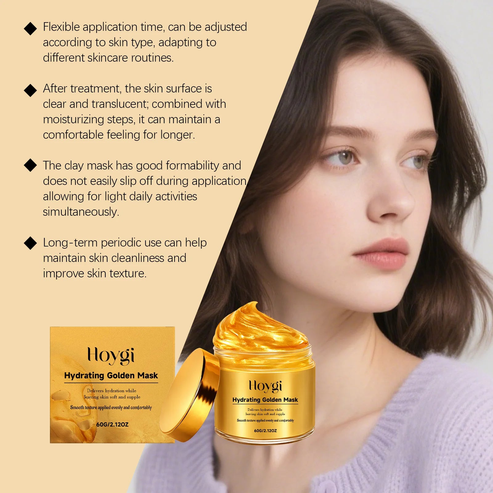 Hydrating Golden Mask Collagen Gold Peel Off Facial Mask Moisturizing Firming Reduces Wrinkles Removes Blackheads Dirt & Oils