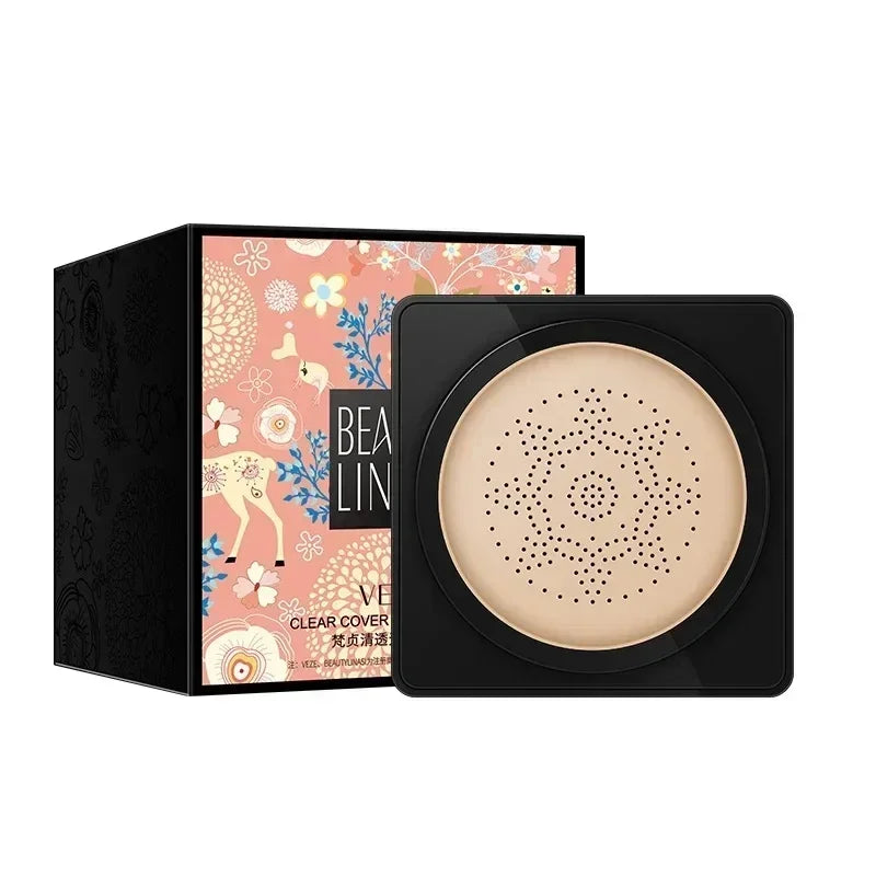 VENZEN BB Air Cushion CC Cream Foundation Concealer Mushroom Head Whitening Waterproof Brighten Face Base Tone Korean Makeup