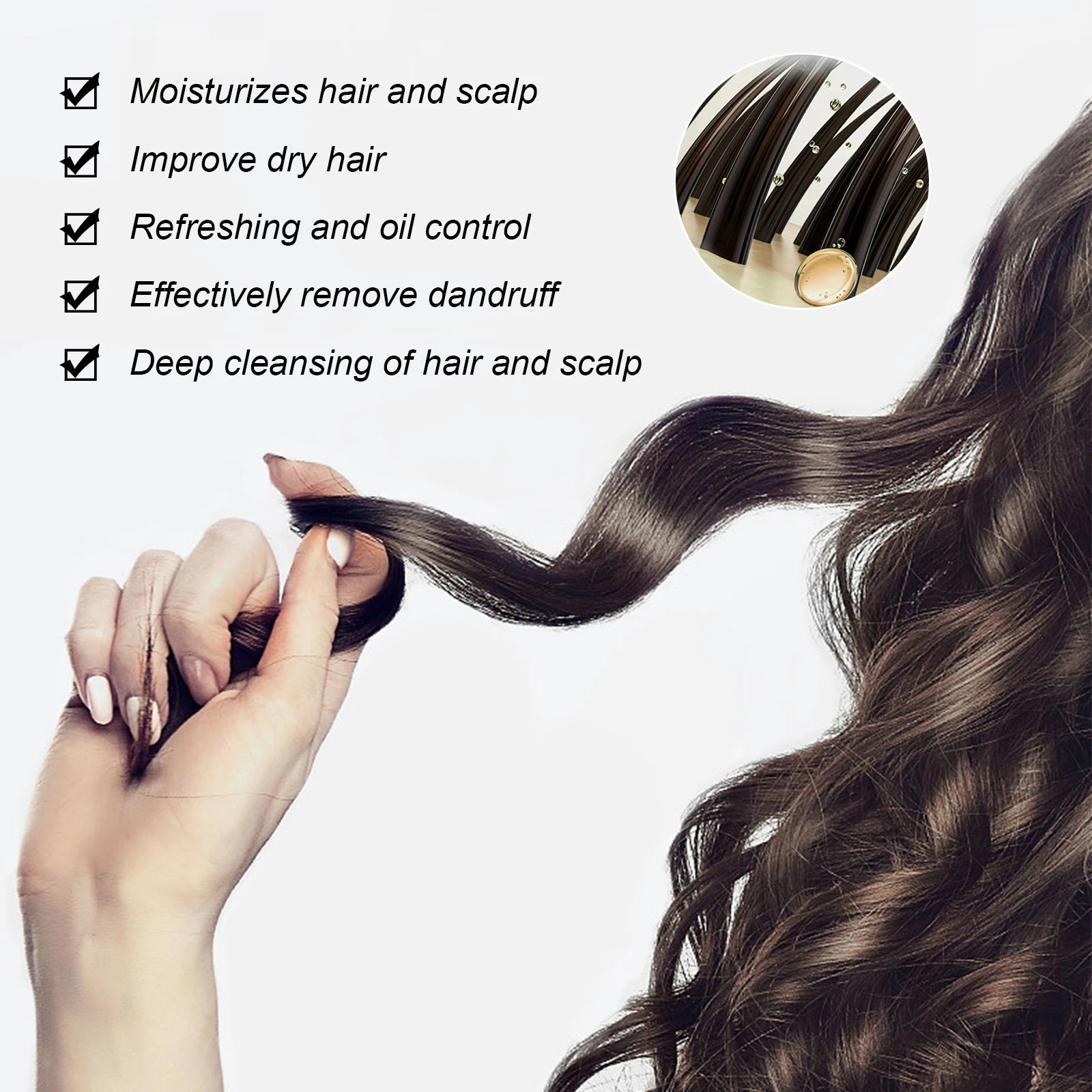Ginseng Oil Shampoo and Conditioner Hair Strengthens Anti Loss Restore Damaged Cleansing Dandruff Control Hair Growth Shampoo