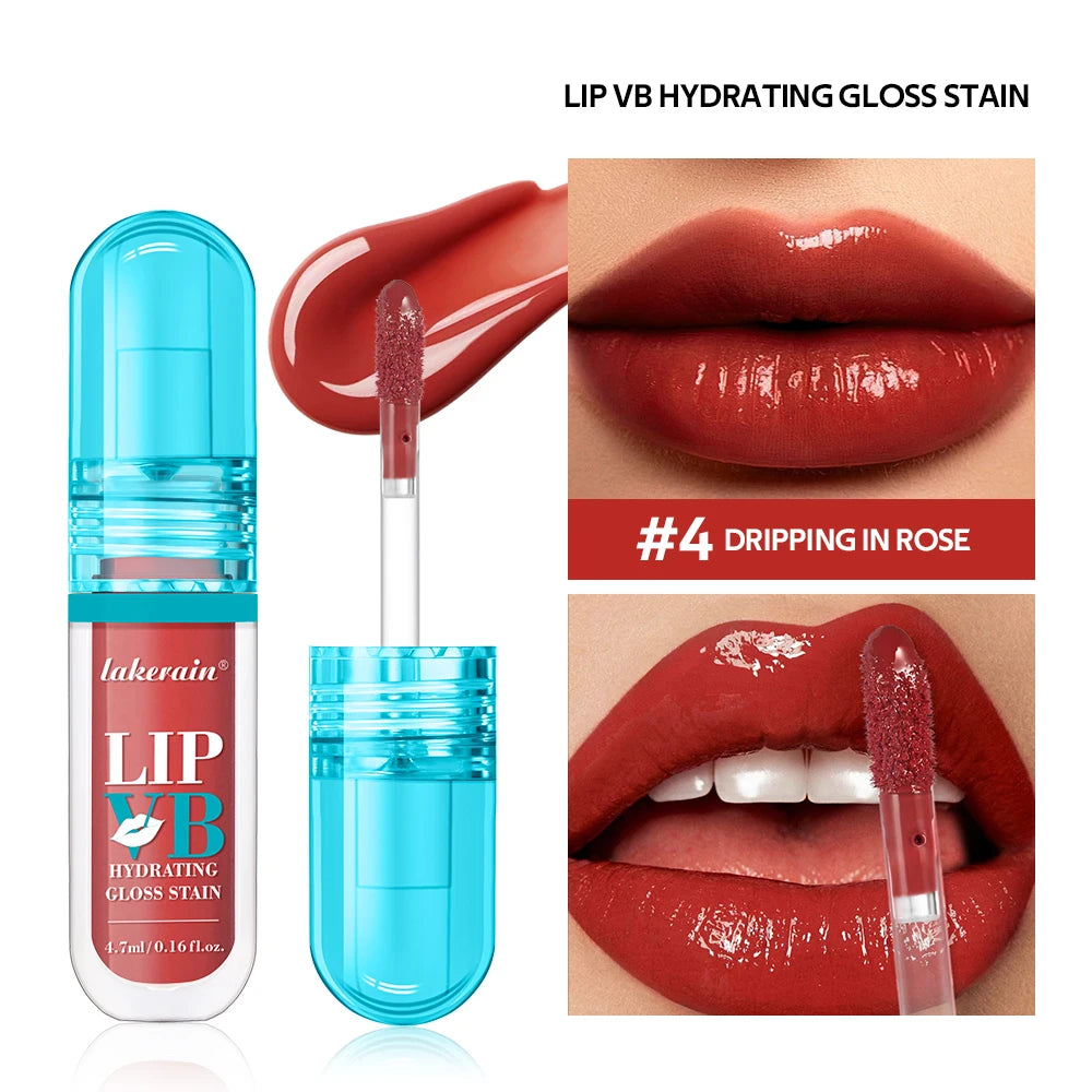 Lip Stain Lip Vb Hydrating Gloss Long-Lasting 12Hr Hydration Vanilla Flavor Moisturize Nourish Soothe Lips Instant Glossy Lipss