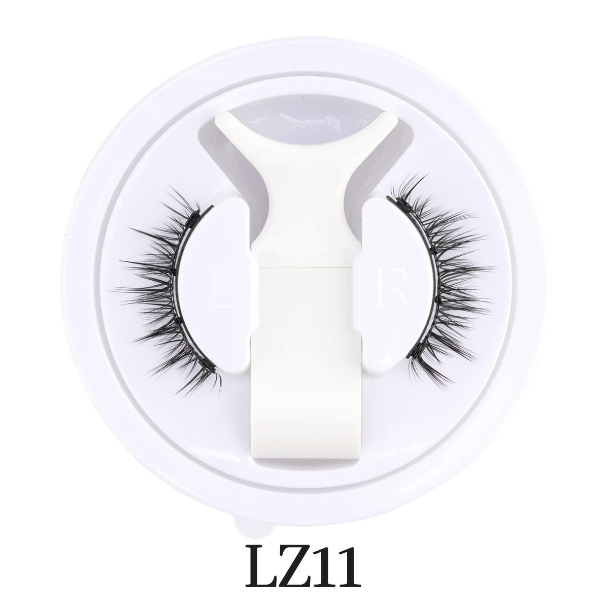 New 1 Pair Magnetic Eyelashes Handmade 3D Fluffy Faux Mink Lashes Reusable Natural False Eyelashes Magnetic Tweezers Makeup Set