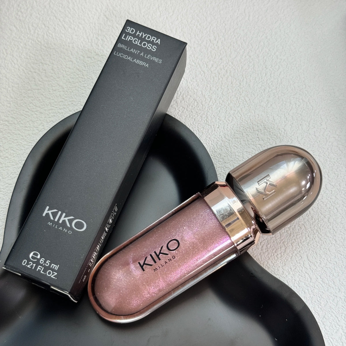 Kiko Double Headed Lipstick Transparent Mirror Non Fading Non Stick Cup Lip Gloss Milk Tea Bean Paste Naked Nature Lip Makeup