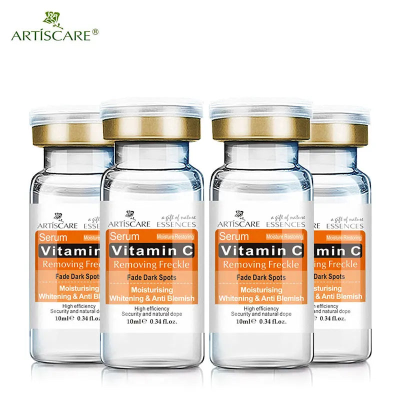 ARTISCARE Vitamin C Serum 4pcs/Lot for Face Moisturizing Hyaluron Acid Facial Care Face Whitening Essence