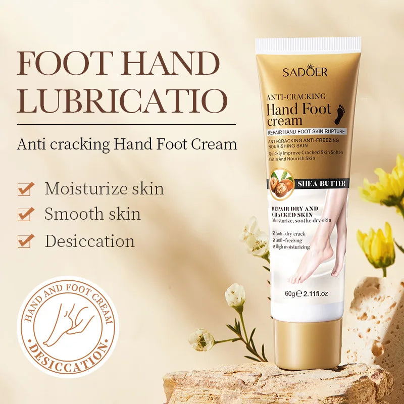 SADOER Anti Crack Hand Foot Cream Anti-Drying Heel Cracked Repair Feet Mask Removal Dead Skin Moisturizing Feet Care Products