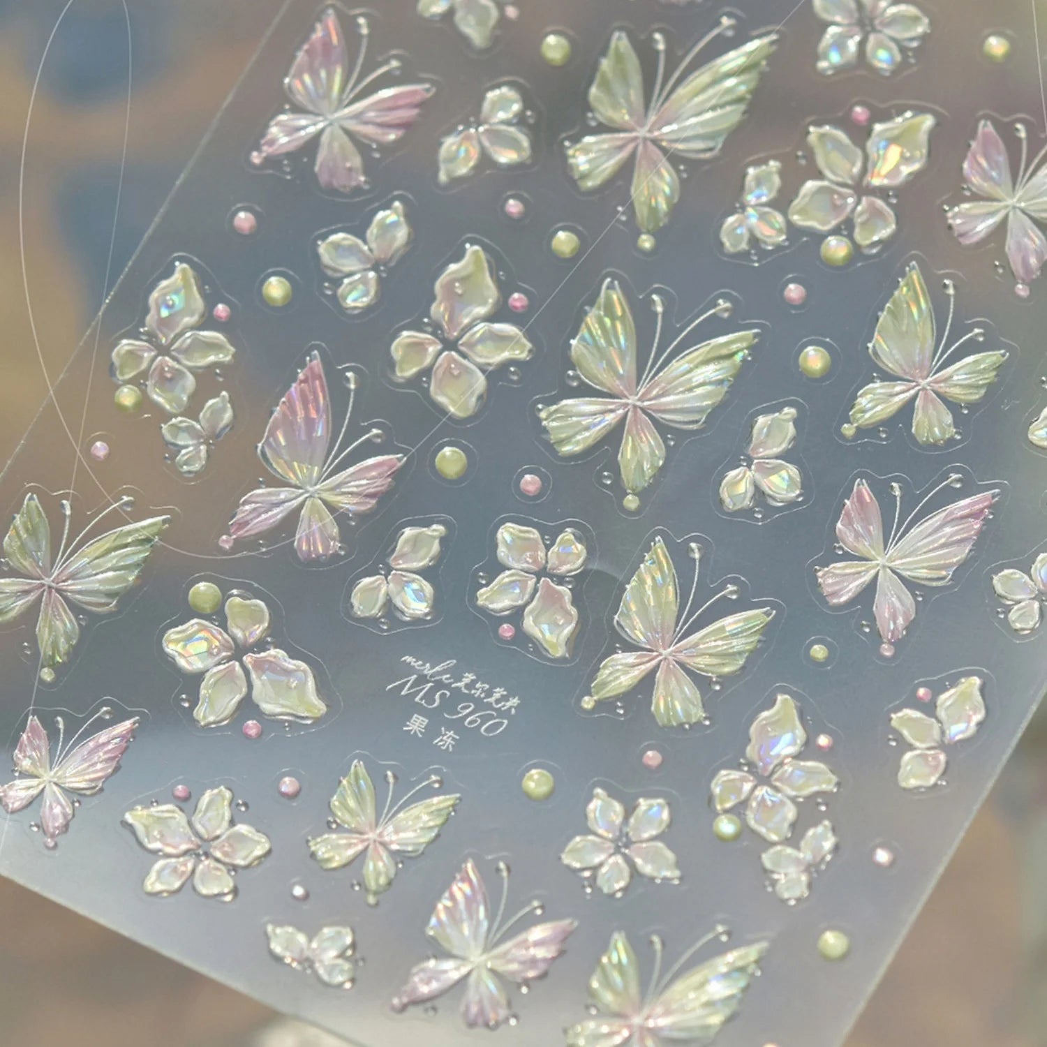 1pcs 5D Colorful Fish Starfish Coral Seaweed Shell Bubbles Ocean Nail Art Stickers Clear Jelly Tropical Fish Embossed Nail Decal