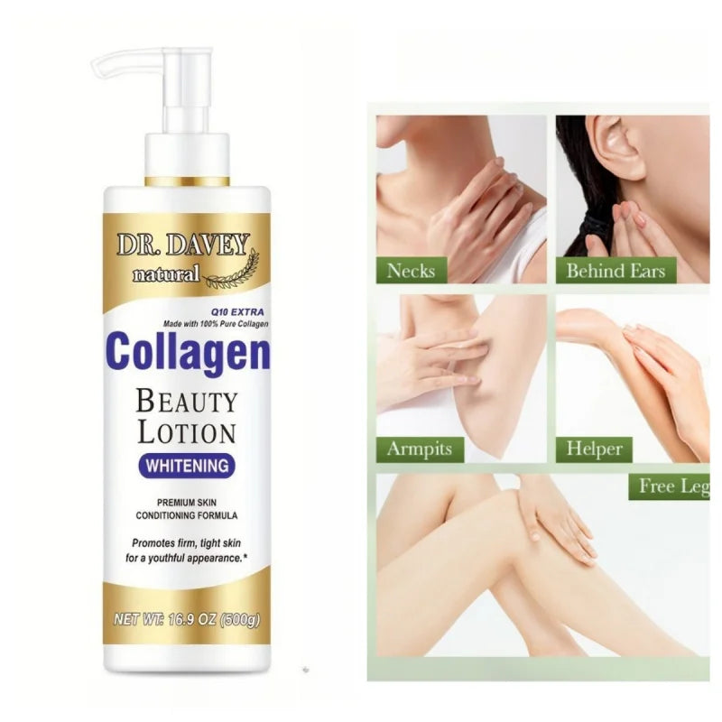 500ml DR.DAVEY Collagen Hands Body Lotion Large Capacity Collagen Moisturizing Body Lotion