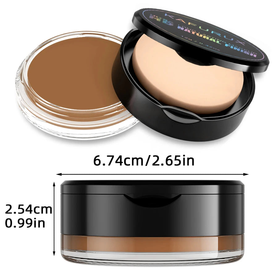 9-Color High Coverage 1pc Foundation Concealer Cover Anti Dark Circle Freckle Long Lasting Waterproof BB Cream Face Makeup Base