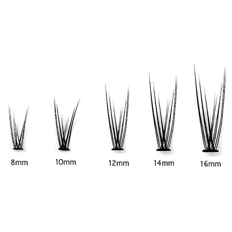 ADIYA Swallowtail Fairy Eyelashes Natural Cluster Slender Cross Segmented Lashes Extensions Soft Mermaid Tail False Eyelash